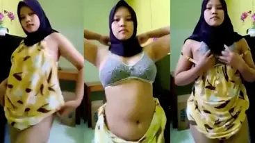 Rayud Hijab BH Abu-abu Toge Ngentot Brutal Indo